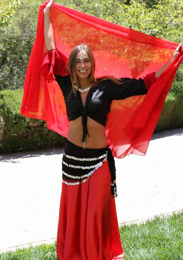 Circle skirt belly dance hot sale