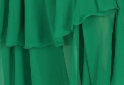 Green 3-Panel Chiffon Belly Dance Skirt